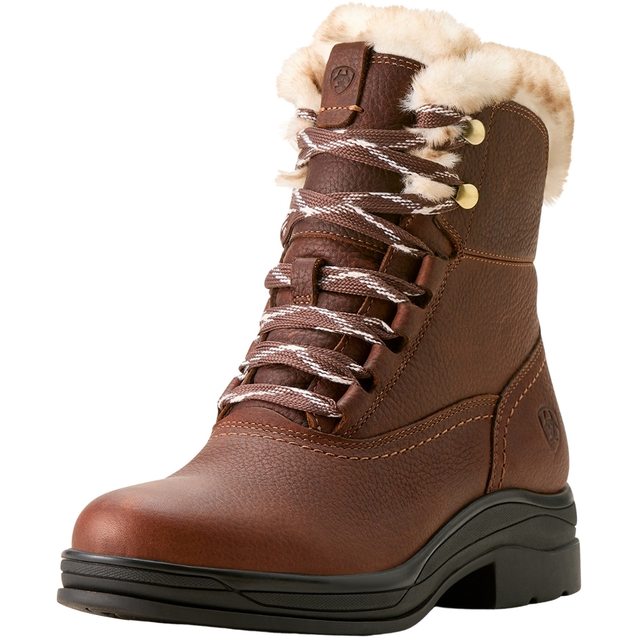 Ariat Damen Harper Sherpa Wasserdicht Kurz Stiefel 10053839 - Dark Brown